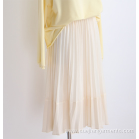 Skirt Casual Dresses High Waist Pleated Skirt